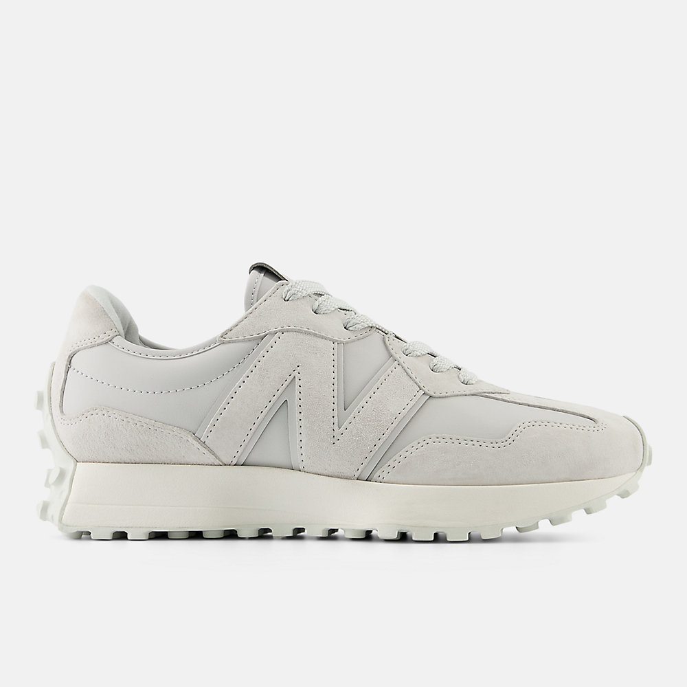 New Balance 327 Shoes Grey Matter with Reflection